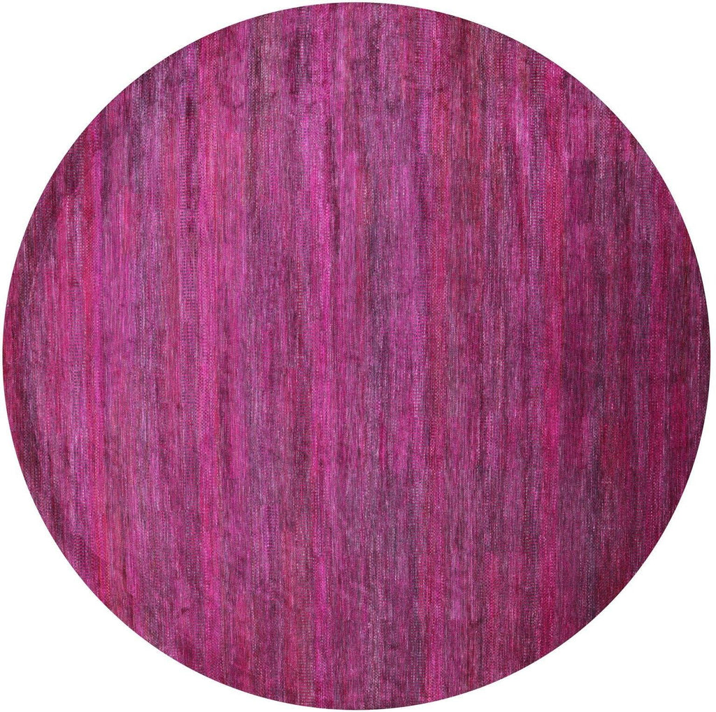 Round Wool & Silk Hand Knotted Super Savannah Gabbeh Rug - Manhattan Rugs