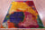 Handmade Abstract Silk Rug 5' 7" X 7' 7" - Q13097
