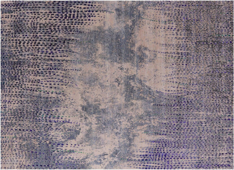 Wool & Silk Modern Hand Knotted Rug - Manhattan Rugs