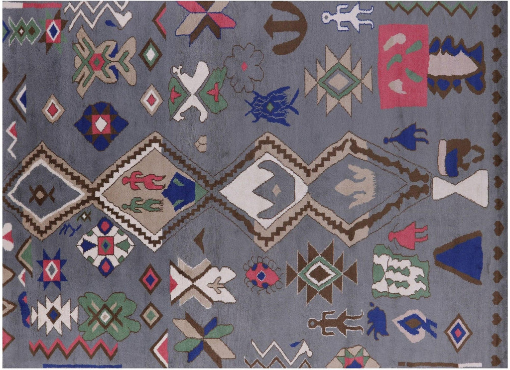 Hand Knotted Moroccan Wool Rug - Manhattan Rugs