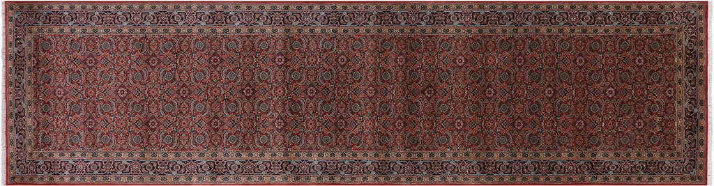 Persian Hill Herati Handmade Wool Runner Rug - Manhattan Rugs