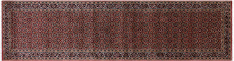Persian Hill Herati Handmade Wool Runner Rug - Manhattan Rugs