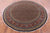 Round Persian Hill Herati Handmade Wool Rug - Manhattan Rugs