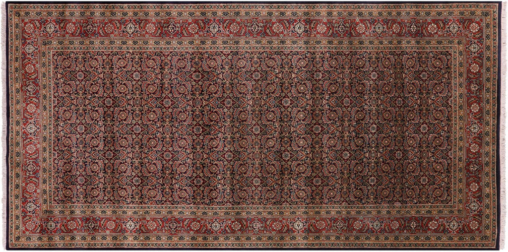 Handmade Persian Hill Herati Wool Rug - Manhattan Rugs
