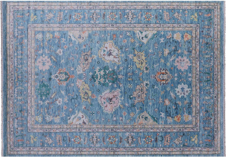 Turkish Oushak Hand Knotted Wool Rug - Manhattan Rugs