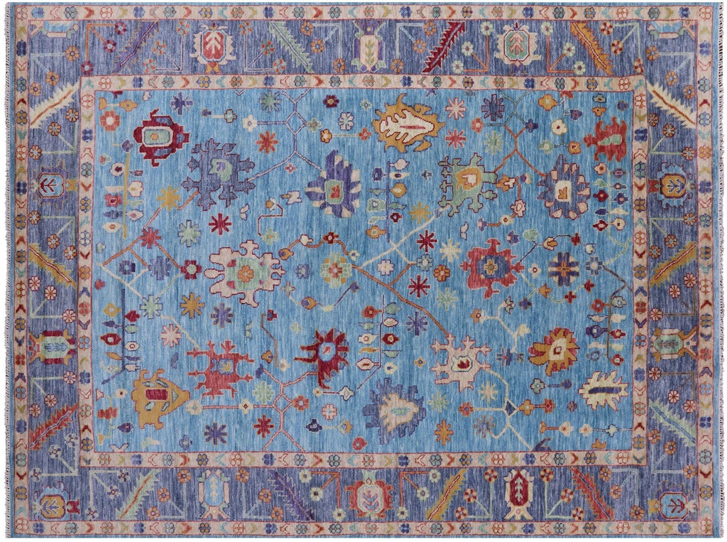 Turkish Oushak Hand Knotted Wool Rug - Manhattan Rugs