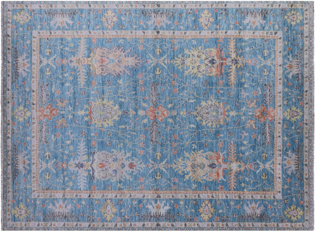 Turkish Oushak Handmade Wool Rug - Manhattan Rugs