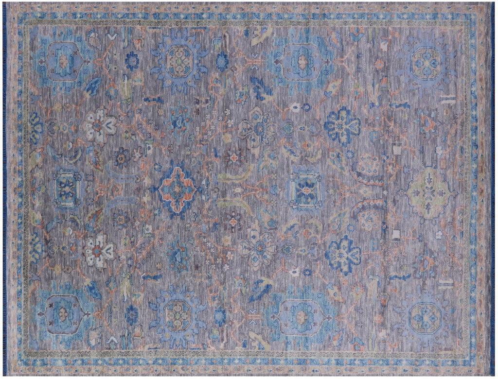 Hand Knotted Turkish Oushak Wool Rug - Manhattan Rugs