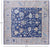 Square Hand Knotted Turkish Oushak Wool Rug - Manhattan Rugs