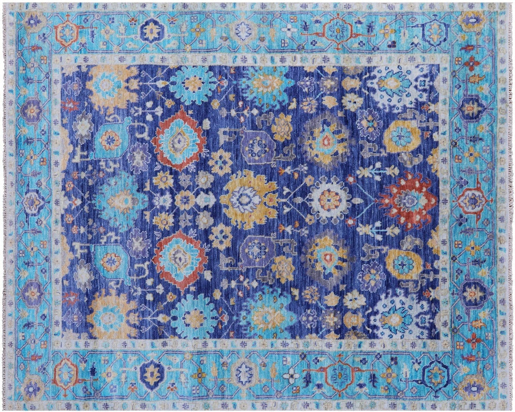 Turkish Oushak Handmade Wool Rug - Manhattan Rugs