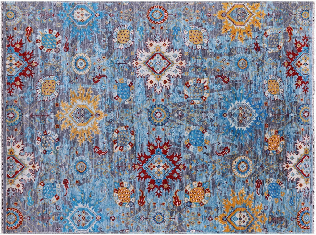 Hand-Knotted Turkish Oushak Wool Rug - Manhattan Rugs