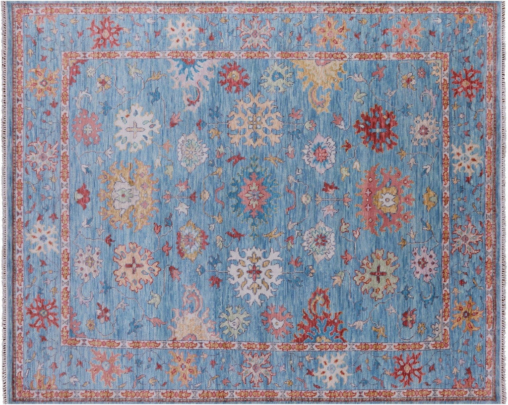 Turkish Oushak Hand Knotted Wool Rug - Manhattan Rugs