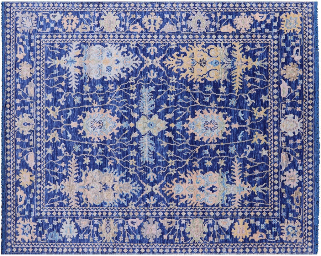 Hand Knotted Turkish Oushak Wool Rug - Manhattan Rugs