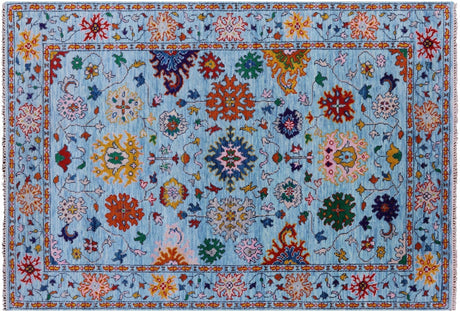 Turkish Oushak Handmade Wool Rug - Manhattan Rugs