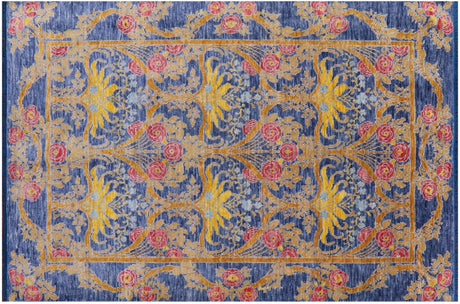Hand-Knotted William Morris Wool Rug - Manhattan Rugs