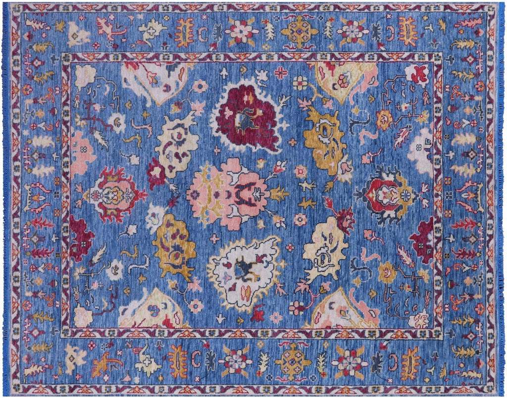 Turkish Oushak Handmade Wool Rug - Manhattan Rugs