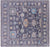 Square Hand-Knotted Turkish Oushak Wool Rug - Manhattan Rugs