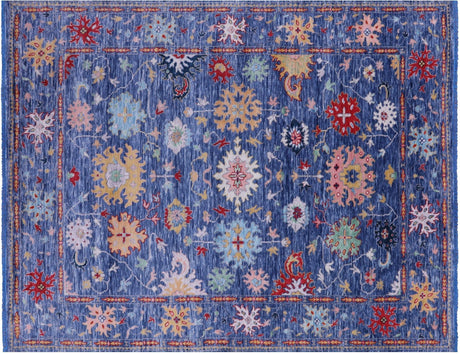 Hand-Knotted Turkish Oushak Wool Rug - Manhattan Rugs