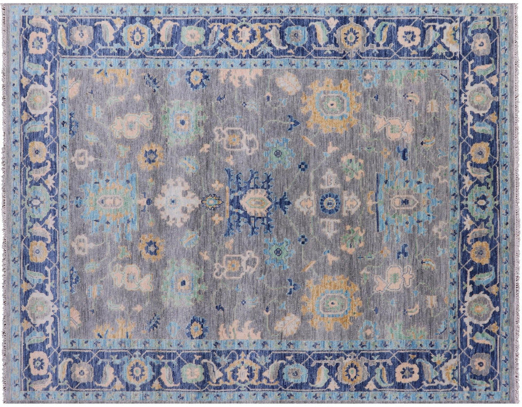 Turkish Oushak Handmade Wool Rug - Manhattan Rugs