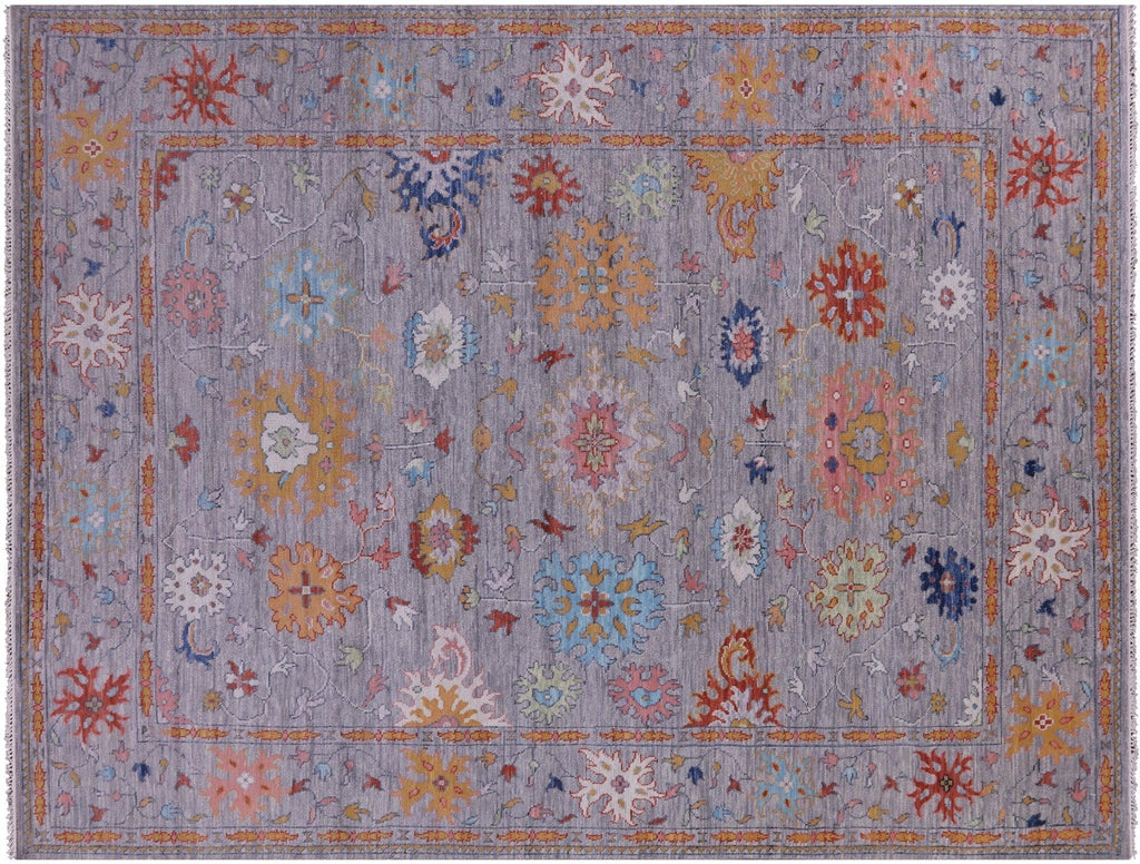 Hand Knotted Turkish Oushak Wool Rug - Manhattan Rugs