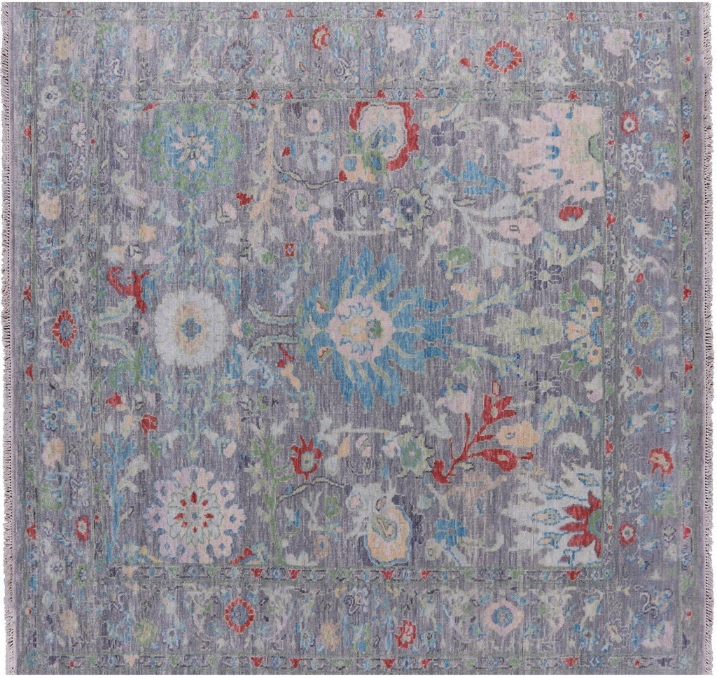 Square Turkish Oushak Handmade Wool Rug - Manhattan Rugs