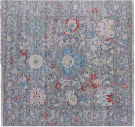 Square Turkish Oushak Handmade Wool Rug - Manhattan Rugs