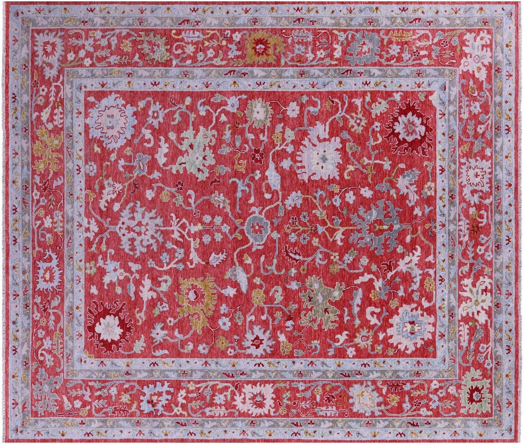Hand Knotted Turkish Oushak Wool Rug - Manhattan Rugs