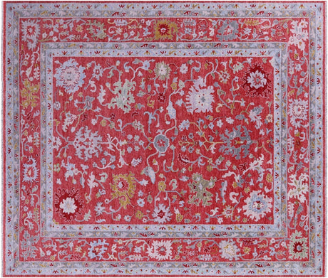 Hand Knotted Turkish Oushak Wool Rug - Manhattan Rugs
