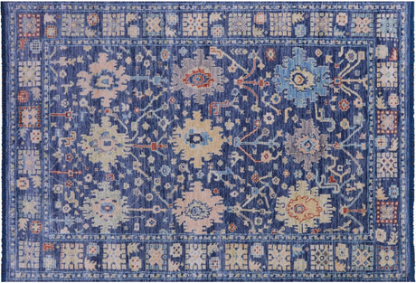 Turkish Oushak Hand Knotted Wool Rug - Manhattan Rugs