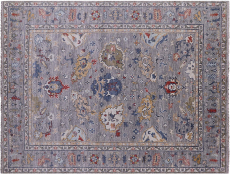 Turkish Oushak Hand-Knotted Wool Rug - Manhattan Rugs