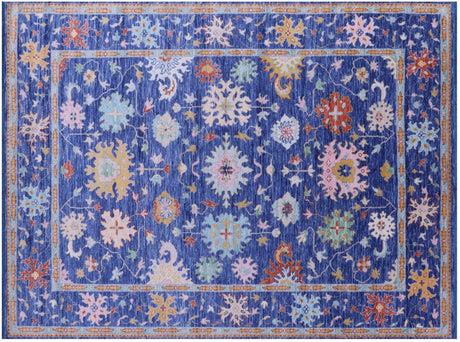 Hand-Knotted Turkish Oushak Wool Rug - Manhattan Rugs