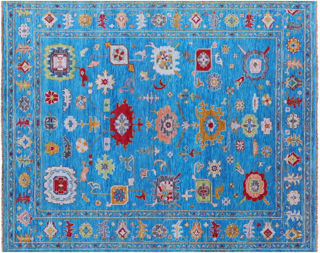 Turkish Oushak Handmade Wool Rug - Manhattan Rugs