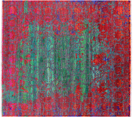 Wool & Silk Persian Hand Knotted Rug - Manhattan Rugs