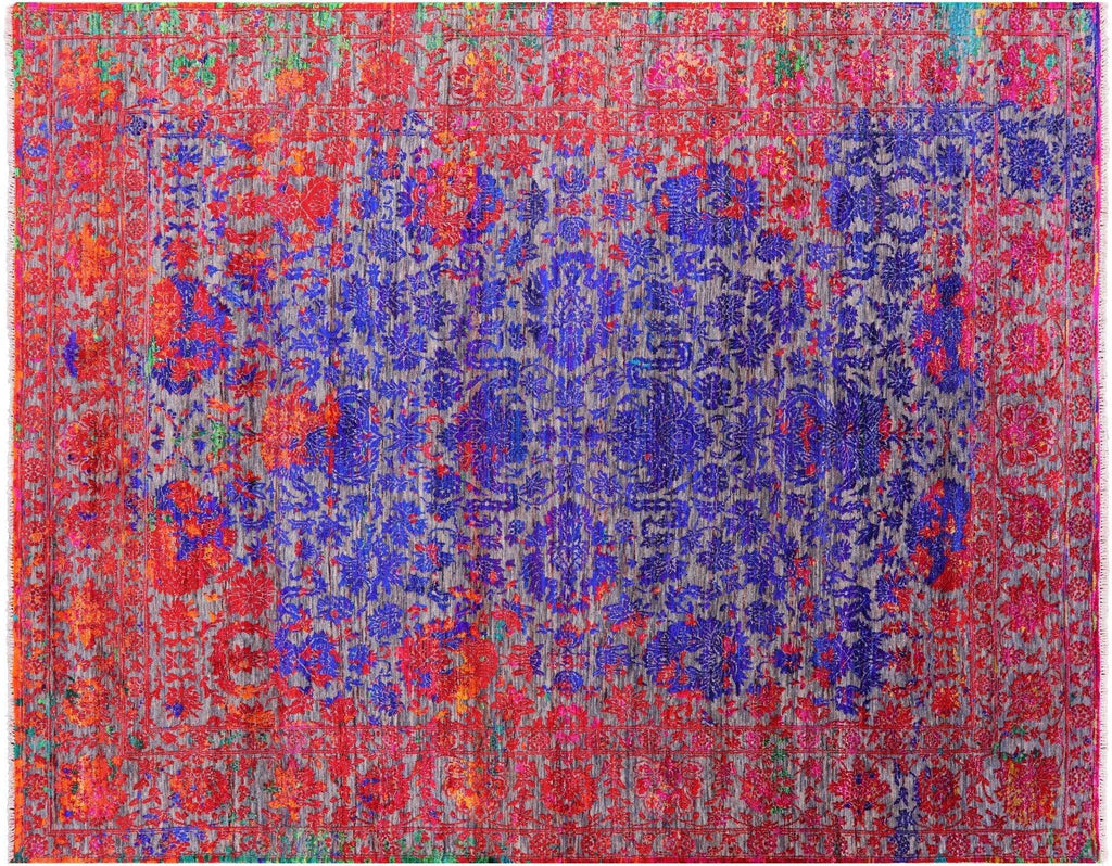 Hand Knotted Wool & Silk Persian Rug - Manhattan Rugs