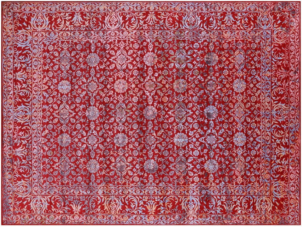 Persian Tabriz Handmade Wool & Silk Rug - Manhattan Rugs