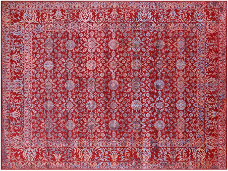 Persian Tabriz Handmade Wool & Silk Rug - Manhattan Rugs