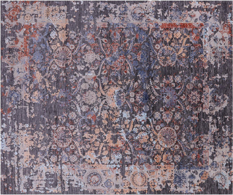 Wool & Silk Persian Tabriz Handmade Rug - Manhattan Rugs