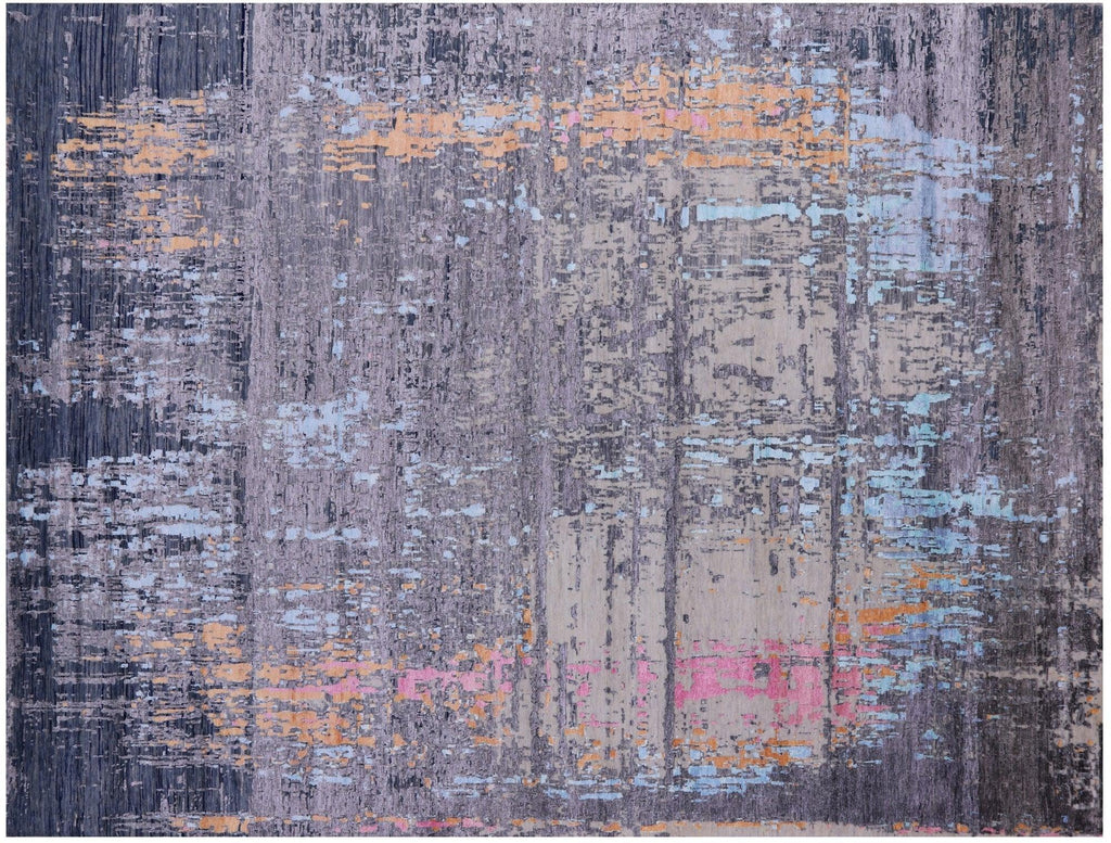 Handmade Wool & Silk Modern Rug - Manhattan Rugs