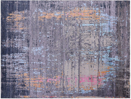 Handmade Wool & Silk Modern Rug - Manhattan Rugs