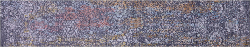 Runner Modern Handmade Wool & Silk Rug - Manhattan Rugs