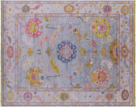 Turkish Oushak Hand-Knotted Wool Rug - Manhattan Rugs