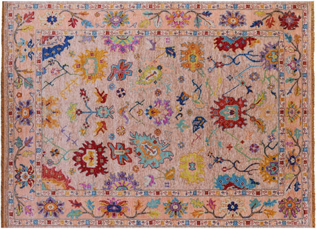 Hand-Knotted Turkish Oushak Wool Rug - Manhattan Rugs