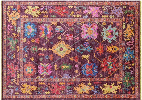 Turkish Oushak Handmade Wool Rug - Manhattan Rugs