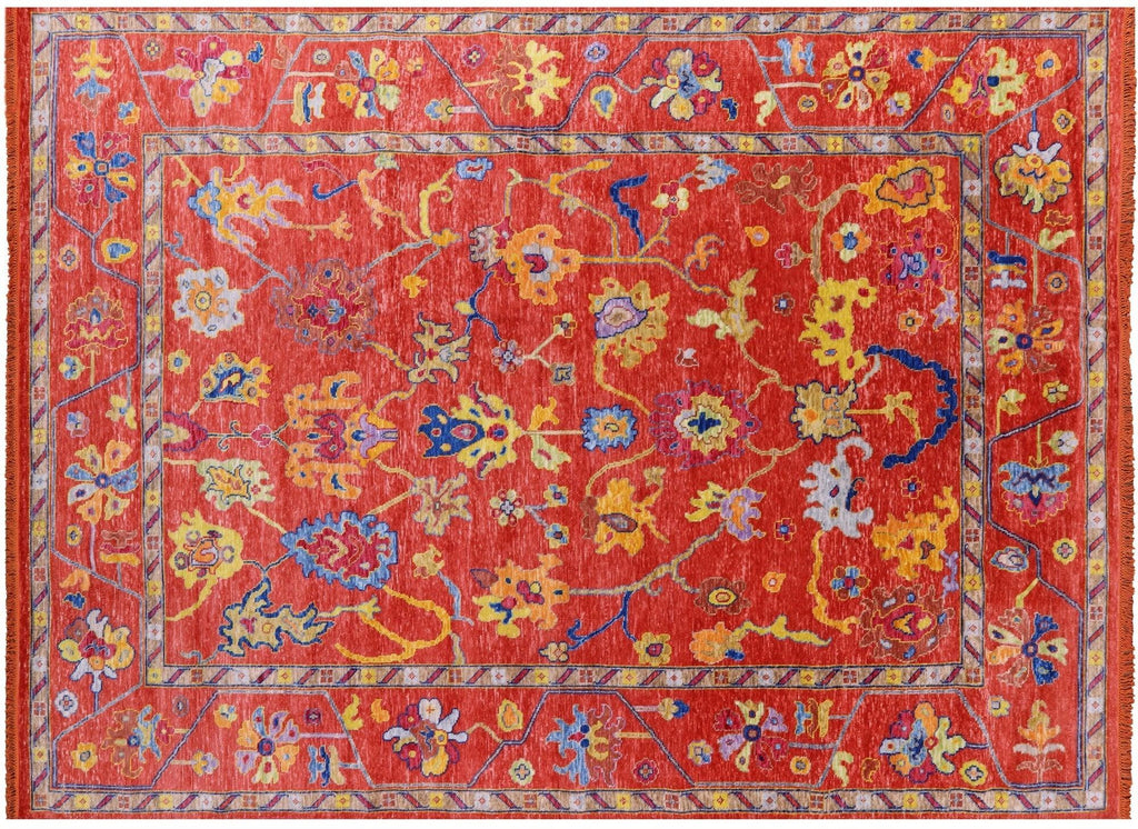 Hand Knotted Turkish Oushak Rug - Manhattan Rugs
