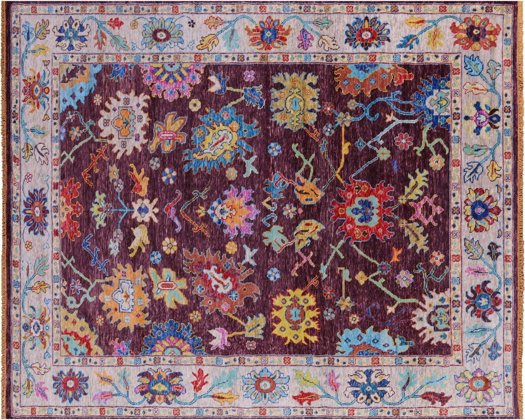 Turkish Oushak Hand Knotted Wool Rug - Manhattan Rugs