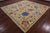 Square Hand-Knotted Turkish Oushak Wool Rug - Manhattan Rugs