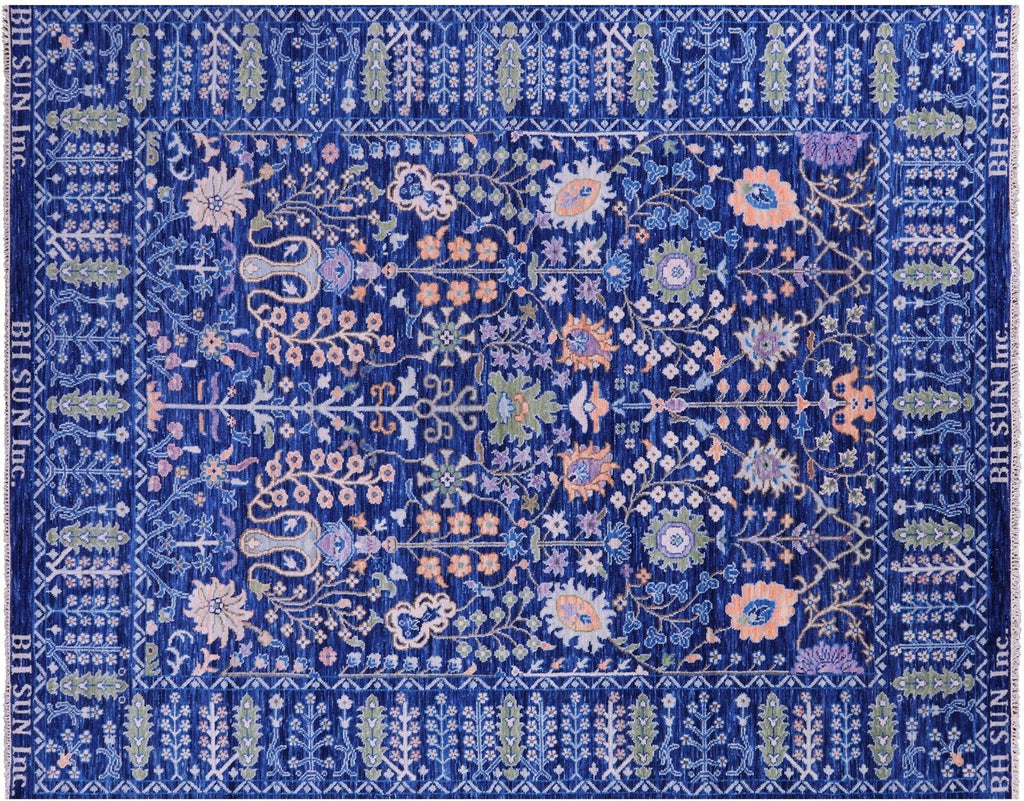 Handmade Signed Turkish Oushak Wool Rug - Manhattan Rugs