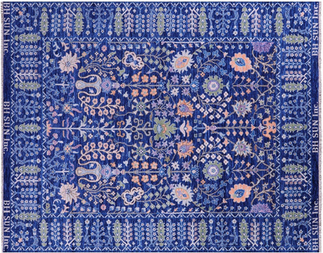 Handmade Signed Turkish Oushak Wool Rug - Manhattan Rugs