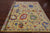 Square Handmade Turkish Oushak Wool Rug - Manhattan Rugs
