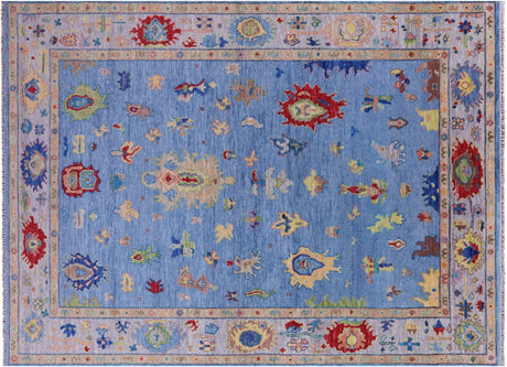 Hand Knotted Turkish Oushak Wool Rug - Manhattan Rugs